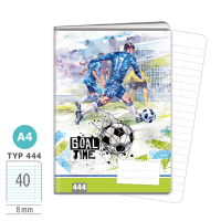 Sešit 444 A4 Fotbal 40ls linka