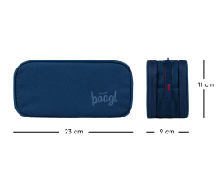 Penál etue Baagl Big Navy