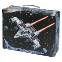 Skládací školní kufřík Baagl Pixel Space