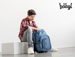 Školní batoh Baagl Coolmate Ocean Blue
