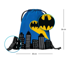 Předškolní sáček na obuv Baagl Batman modrý