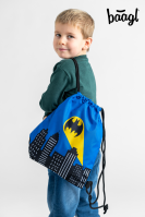 Předškolní sáček na obuv Baagl Batman modrý