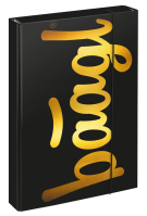 Box na sešity A4 Baagl Jumbo Gold