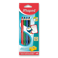 Popisovací tužka na tabuli Maped 4ks + ořezávátko
