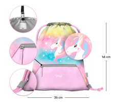 Sáček na obuv Baagl Rainbow Unicorn