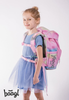 Školní batoh Baagl Airy Rainbow Unicorn