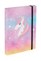 Box sešity A4 Baagl Rainbow Unicorn