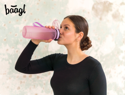 Tritanová láhev na pití Baagl Lavender 800ml
