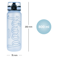 Tritanová láhev na pití Baagl Dust Blue 800ml