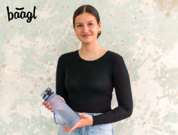 Tritanová láhev na pití Baagl Dust Blue 800ml