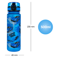 Tritanová láhev na pití Baagl Auta 500ml