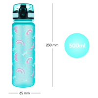 Tritanová láhev na pití Baagl Duha 500ml
