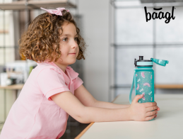 Tritanová láhev na pití Baagl Duha 500ml