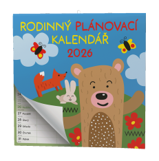 Nástěnný kalendář 2026 Rodinný plánovací