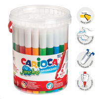 Popisovače Carioca Jumbo 50ks