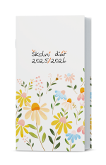 Diář 2025/26 měsíční Klára-lamino Srdce