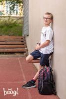 Školní set 3dílný Baagl Core Láva