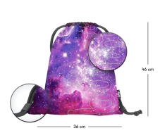 Školní set 3dílný Baagl Skate Galaxy