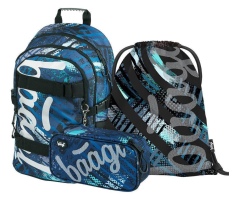 Školní set 3dílný Baagl Skate Struktury