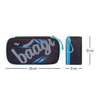 Školní set 3dílný Baagl Skate Bluelight
