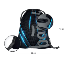 Školní set 3dílný Baagl Skate Bluelight