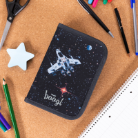 Školní penál jednopatrový Baagl Pixel Space