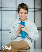 Tritanová láhev na pití Baagl Logo 500ml modrá