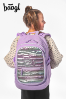 Školní batoh Baagl Core Lavender