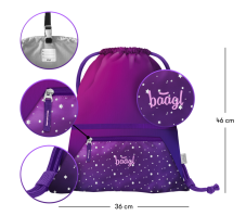 Školní set 5dílný Baagl Airy Koně Srdce II