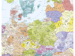 Evropa administrativní dělení nástěnná mapa 1 : 4,5 mil