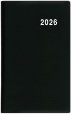 Diář 2026 čtrnáctidenní Gustav-PVC černý
