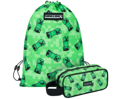 Školní set 2dílný Baagl Minecraft 2 set Creeper