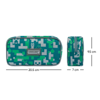 Školní set 2dílný Baagl Minecraft 2 set Silver Creeper