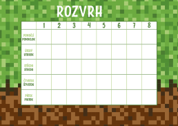Rozvrh hodin A5 Kostky