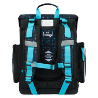 Školní set 3dílný Baagl Ergo Minecraft Blue Axe