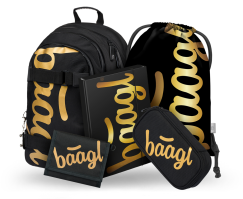Školní set 5dílný Baagl Skate Gold II