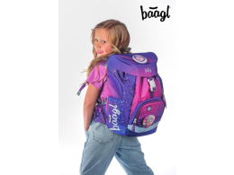 Školní set 3dílný Baagl Airy Koně Srdce