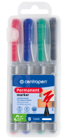 Permanentní popisovač Centropen 2836 sada 4ks