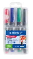 Permanentní popisovač Centropen 8566 sada 4ks