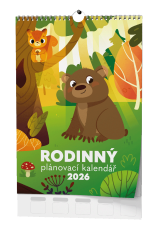 Nástěnný kalendář 2026 A3 Rodinný plánovací kalendář