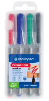 Permanentní popisovač Centropen 2846 sada 4ks