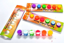 Akrylové barvy Neon 6ks