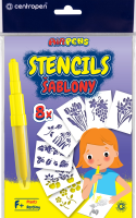 Papírové šablony Květiny