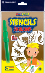 Papírové šablony Dinosaurus