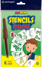 Papírové šablony Divoká zvířata