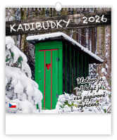 Nástěnný kalendář 2026 Kadibudky