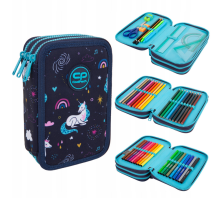 Školní penál třípatrový Jumper Unicorn