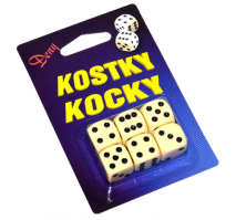 Hrací kostky 6ks