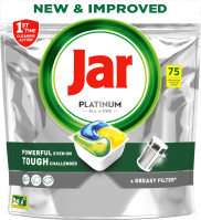 Jar kapsle do myčky Platinum All in One Lemon 75ks