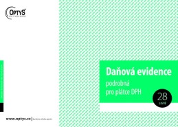Daňová evidence podrobná pro plátce DPH A4